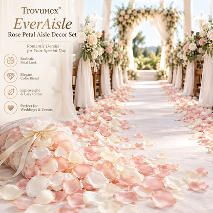 Trovunex® EverAisle Rose Petal Aisle Decor Set