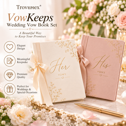 Trovunex® VowKeeps Wedding Vow Book Set